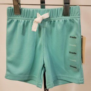 First Impressions, Mint Green drawstring shorts 3-6 months